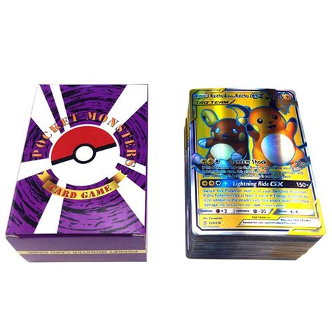 Buy BSTEle 120 pieces Pokemon Cards, Cartoon GX Pokemon Cards and Mega ...