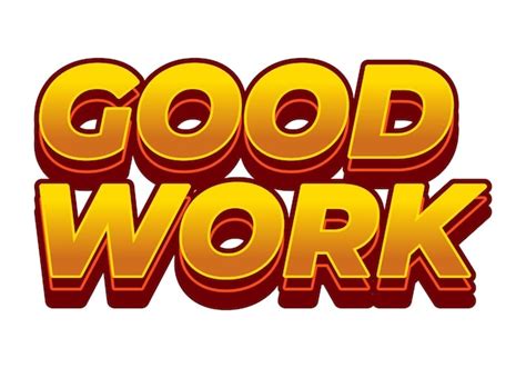 Good Work Text 的图像结果