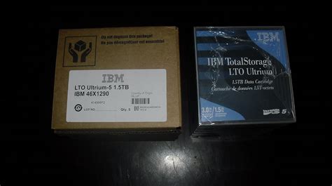 10 Pack IBM LTO-5 Ultrium Tape 1.5TB 3TB Part 46X1290- 10PK - Buy 10 ...