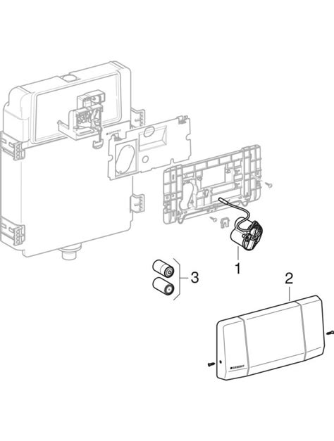 Spare parts for: HyTronic WC flush controls, pull-down rail, IR ...