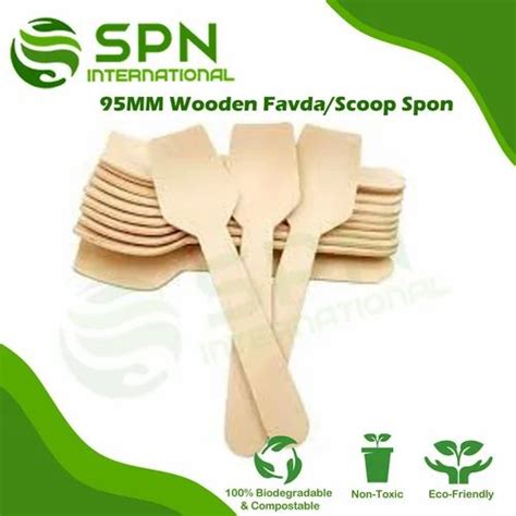 Wooden Cutlery - Wooden Favda Ice Cream Spoon 9.5 cm. Wholesaler from ...