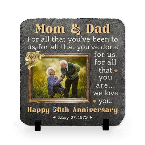 50th Anniversary Gift, Golden Anniversary Gift, 50th Wedding ...