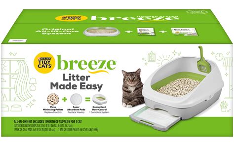 Purina Tidy Cats Breeze Cat Litter Box System All-In-One Starter Kit ...