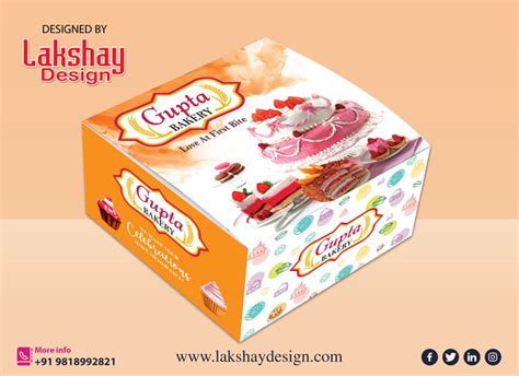 Image result for Simple Cake Box Design