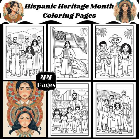 Hispanic Heritage Month Coloring Pages | Made By Teachers