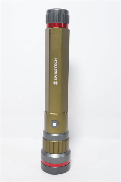 Swiss Tech 31650 IP67 6500 Lm Rechargeable Dual Power AA/USB LED ...