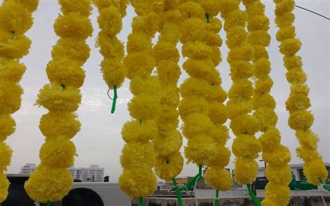 20 Pieces of Flower Strings Torans Flower Garland Lines - Etsy India