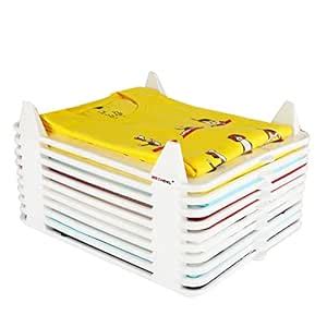 mechdel Cloth Tray Wardrobe Organizer Cabinet Folding Board for Shirts ...