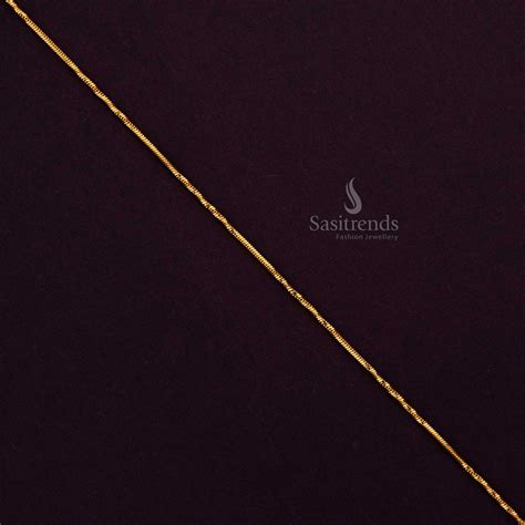 Micro Gold Plated Spiral Textured Chain with Secure Clasp - Sasitrends