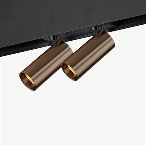CLIXX SLIM magnetic track system - SPOT35D - Brushed Bronze - Lightinova - Professional lighting