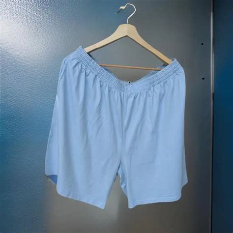 Sky Blue Cotton Shorts Size 12XL,10XL,9XL,8XL,7XL,6XL,5XL,4XL,3XL to M ...