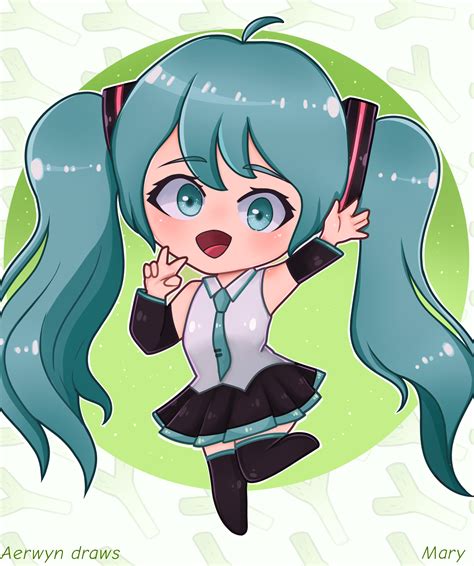 Hatsune Miku Chibi Facebook Cover