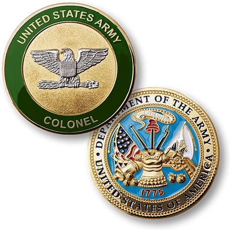 Image result for Colonel Rank Coin