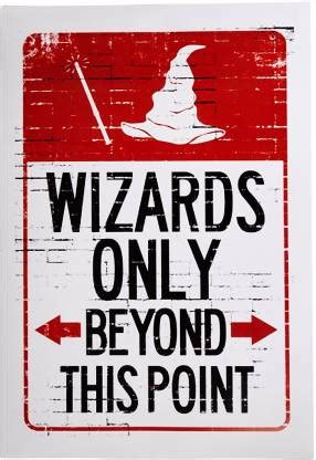 NO MUGGLES BEYOND THIS POINT Photographic Paper - Typography posters in ...
