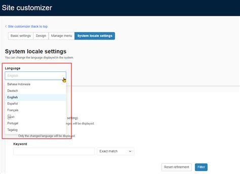 System Language Settings 的图像结果