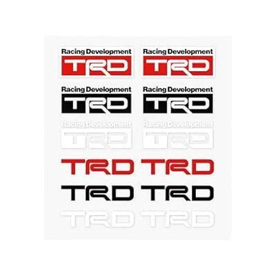 Buy TRD/TOYOTA TRD Mini Sticker Set Part Number: MS011-0001 Online at ...