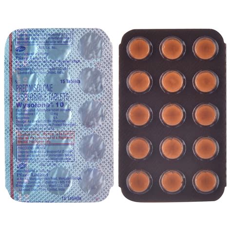 Wysolone DT 10 - Strip of 15 Tablets : Amazon.in: Health & Personal Care