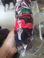 FAMEZA 10 Pcs Hair Ties Velvet Scrunchies, Elastic Flannelette Hair ...