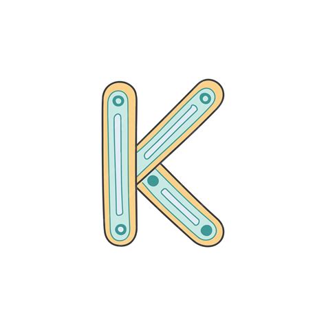 Premium Vector | Illustration of a Hand Drawing the Letter K