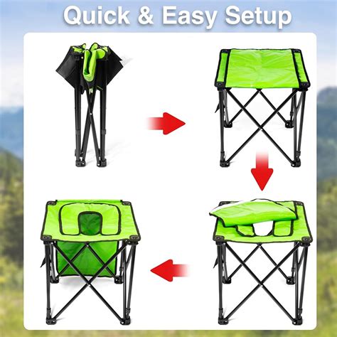 TravelJohn Foldable Commode Chair - Portable Camping India | Ubuy