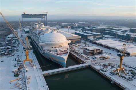 Biggest Cruise Ship Ever Completes Construction Milestone