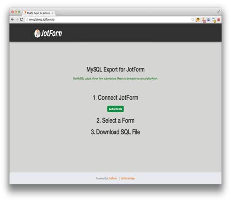 How to Export On MySQL 的图像结果