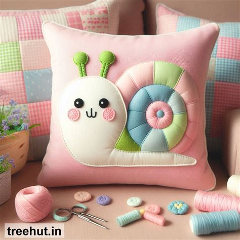 Snail Cushion Design Ideas, Animal Cushion Ideas