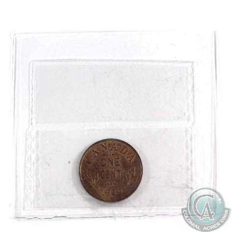 1-cent 1929 High 9 ICCS Certified MS-63 Red/Brown