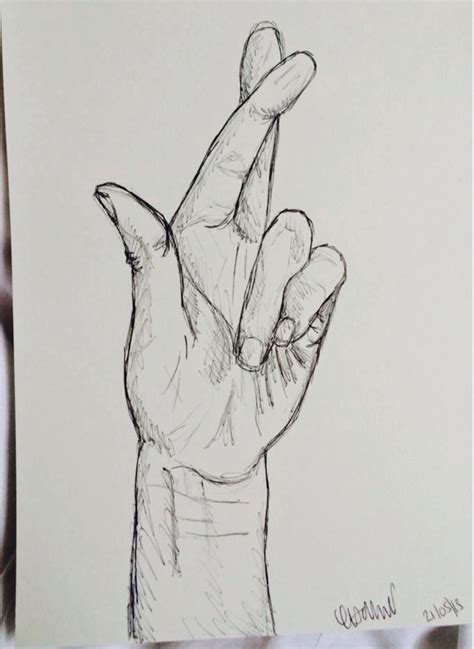 Middle Finger Drawing