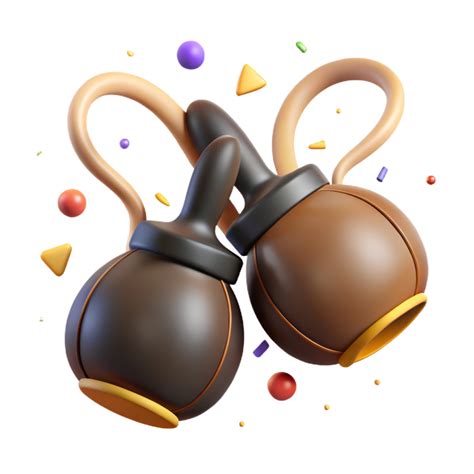 dramatic artistic Spanish Castanets Clicking Sound Isolated Element ...