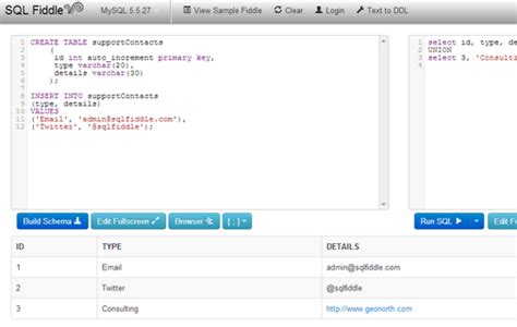 Image result for How to Create a SQL Database On SQL Fiddle