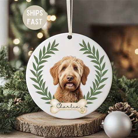 Personalized Dog Christmas Ornament, Custom Dog Christmas Ornament,pet ...