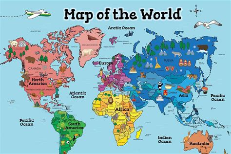 Map Pictures for Children 的图像结果