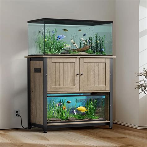 Tucker Murphy Pet™ 40-50 Gallon Fish Tank Stand With Power Outlets ...