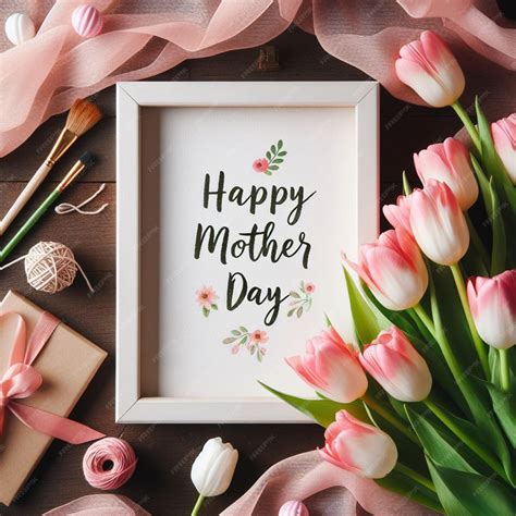 Premium Photo | Free Happy Mother Day Frame Photo Background