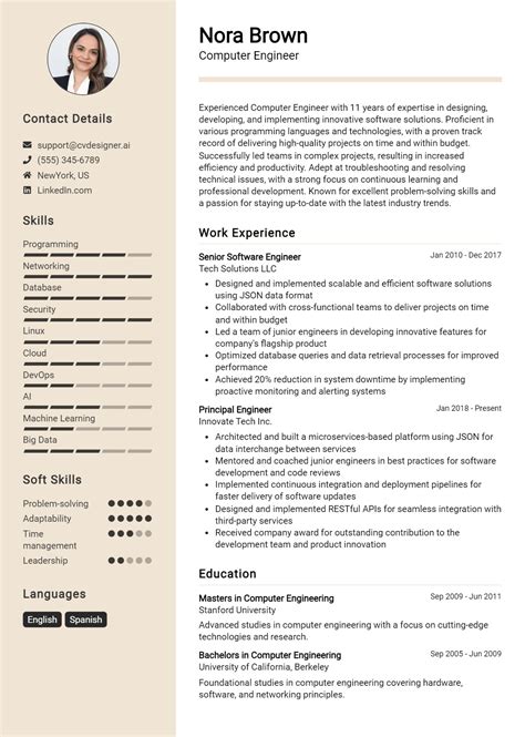 Computer Engineer Resume Examples 的图像结果