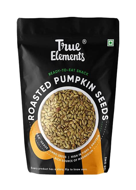 True Elements Roasted Pumpkin Seeds-125 Gms