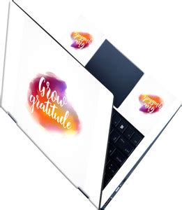 SCOTLON _All Panel_Grow gratitude_ Vinyl Laptop Decal 15.5 Price in ...