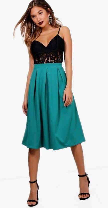 disco skirt outfit ideas