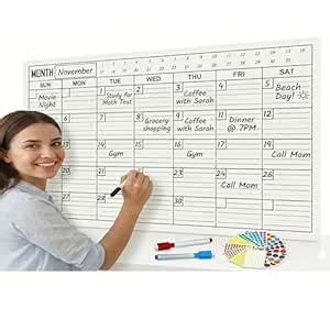 ThinkCrafts 2026 Wall Calendar Daily Planner, Large Format 28.5x19 ...