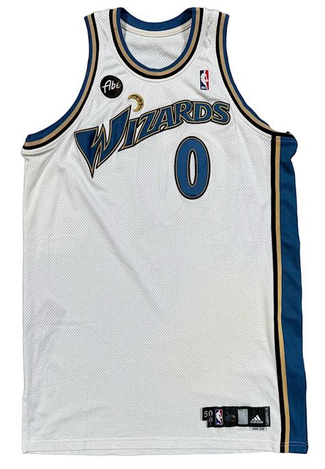 2009-10 Gilbert Arenas Washington Wizards Game-Used Jersey - Grey ...