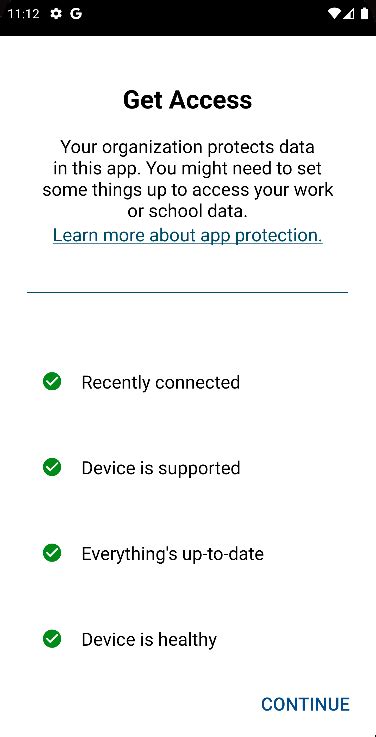 Image result for App Protection Policy Android