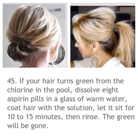 BLONDES!! No more green hair from chlorine!!! | Green hair, Chlorine ...