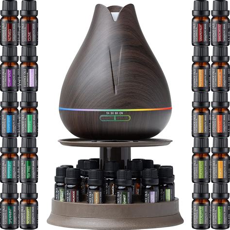 PureDailyCare Aromatherapy Essential Oil Diffuser Gift Set with 20 ...