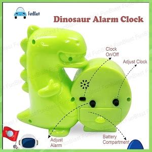 Buy FunBlast Alarm Clock for Heavy Sleepers - Dinosaur Alarm Clock ...