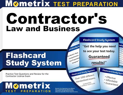 Buy Contractor's Law and Business Flashcard Study System: Practice Test ...