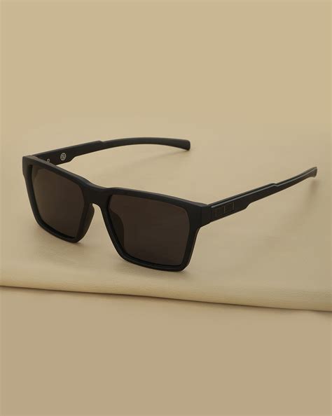 Black Toned with Black Polarised Lens Wayfarer Sunglass for men ...