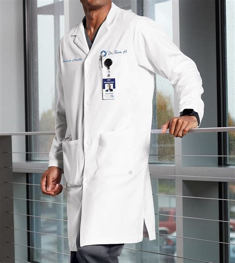 Custom Embroidered Lab Coats for Men & Women Your Name Text Medical Laboratory Coat - True-to ...