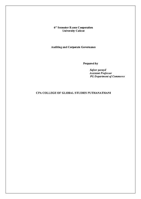 1645091939 B Com Coop Auditing pdf pdf - 6 th Semester B Cooperation ...