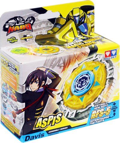 Buy NADO Infinity Nado Aspis Assembly Series Spinning Top - Yellow ...